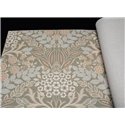 Grandeco|Boho-style taupe floral wallpaper|Wallpaper