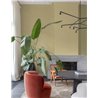 Grandeco|Textile khaki and ochre wallpaper, bouclé or tweed type|Fabric Imitation