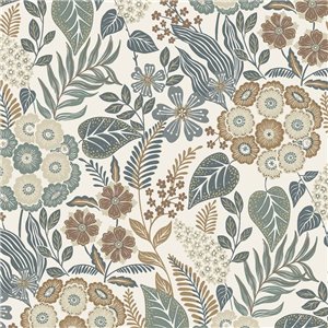 Papeldecor|Urban Jungle Palm Leaves Beige Cream Wallpaper|Floral