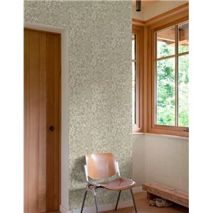 Grandeco|Scandinavian-style floral blue wallpaper|Floral 2