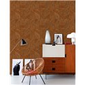 Grandeco|Papel pintado rústico troncos madera cortada|Imitacion Madera
