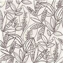 Grandeco|Botanisches Blumenillustration Tapete Schwarz-Weiß|Blumen