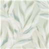 Grandeco|Abstract floral leaves blurred green wallpaper|Wallpaper