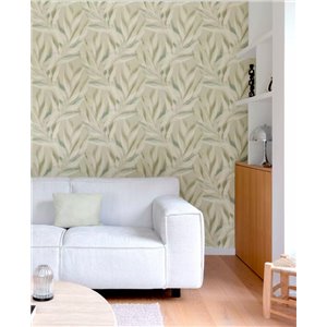As Creation|Wallpaper gray floral Art Nouveau design|Wallpaper 2