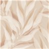 Grandeco|Papel pintado floral abstracto hojas difuminadas rosa nude|Papel Pintado
