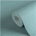 Papeldecor|Textile effect wallpaper turquoise blue|Solid Colors
