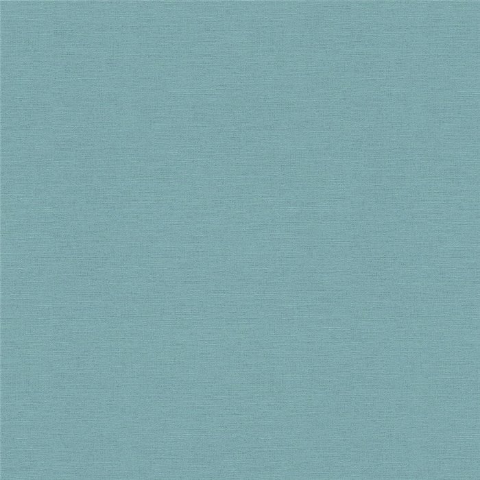Papeldecor|Textile effect wallpaper turquoise blue|Solid Colors