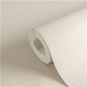 Casamance|Papier peint lin jaune moutarde|Imitation Tissu