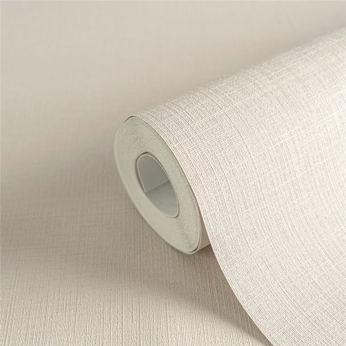 Papeldecor|Papel pintado efecto textil beige|Colores Lisos