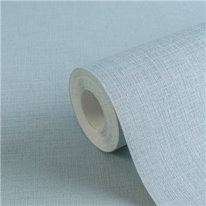 Papeldecor|Textile effect wallpaper turquoise|Solid Colors