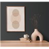 Papeldecor|Textile effect wallpaper black|Solid Colors