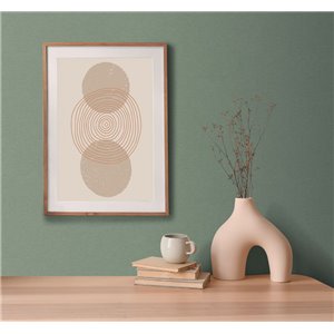Papeldecor|Textile effect wallpaper turquoise|Solid Colors 2