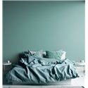 Papeldecor|Papier peint effet textile turquoise|Couleurs Unies