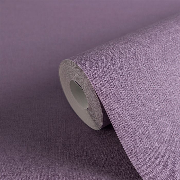 Papeldecor|Papel pintado efecto textil morado|Colores Lisos