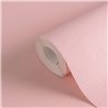 Papeldecor|Textile effect wallpaper pink|Solid Colors