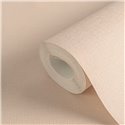 Papeldecor|Textile effect wallpaper pastel beige|Solid Colors