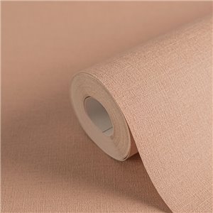 Casadeco|Papier peint vinyle texture mousseline tons marron|Couleurs Unies