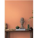 Papeldecor|Vliestapete textile Optik orange|Einfarbige Farben