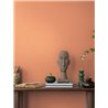 Papeldecor|Vliestapete textile Optik orange|Einfarbige Farben