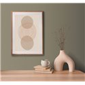 Papeldecor|Textile effect wallpaper almond green|Solid Colors