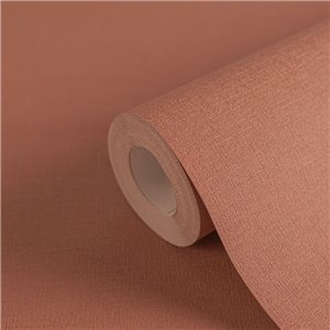 Casadeco|Papel pintado efecto tela de muselina beige|Colores Lisos
