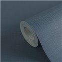 Papeldecor|Vliestapete textile Optik blau|Einfarbige Farben