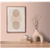 Papeldecor|Textile effect wallpaper pink|Solid Colors