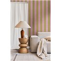 Papeldecor|Papel pintado rayas verticales rosas y verde|Rayas