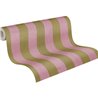 Papeldecor|Vertical striped wallpaper pink and green|Stripes