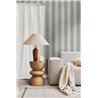 Papeldecor|Papier peint rayures verticales bleu ciel et beige|Rayures