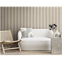 Papeldecor|Vertical striped wallpaper grey and beige|Stripes
