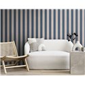 Papel pintado rayas verticales azul y beige - Papeldecor Painted Petals 2028782265