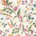 Papeldecor|Tapete Illustration Blumen Weiß Creme|Tapeten