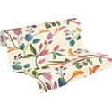 Papeldecor|Tapete Illustration Blumen Weiß Creme|Tapeten
