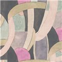 Papeldecor|Papier peint formes géométriques vert et beige|Géométrique