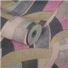 Papeldecor|Vliestapete geometrische Formen grün und beige|Geometrisch
