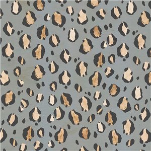 Casamance|Wallpaper tropical jungle panthers multicolor|Ethnic
