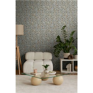 Casamance|Wallpaper tropical jungle panthers multicolor|Ethnic 2