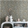Papeldecor|Vliestapete Leopardenmuster grau ethnischer Stil|Lederimitat