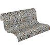 Papeldecor|Vliestapete Leopardenmuster grau ethnischer Stil|Lederimitat