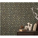 Papeldecor|Leopard print wallpaper brown ethnic style|Skin Imitation