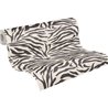Papeldecor|Papier peint motif zèbre noir et blanc|Imitation Peau