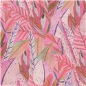 Papeldecor|Vliestapete floral tropisch rosa|Blumen