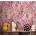 Papeldecor|Papier peint floral tropical rose|Floral