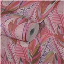Papeldecor|Tropical floral wallpaper pink|Floral