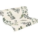 Papeldecor|Papel pintado floral escandinavo blanco y verde|Floral