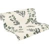 Papeldecor|Scandinavian floral wallpaper white and green|Floral