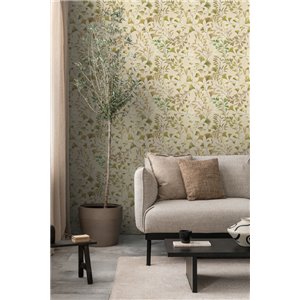 Casadeco|Papier peint feuilles de palmier noires style moderne|Floral 2