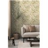 Papeldecor|Vliestapete botanisch beige: Ginkgoblätter|Blumen