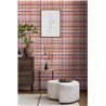 Papeldecor|Watercolor checkered wallpaper multicolor|Checkered